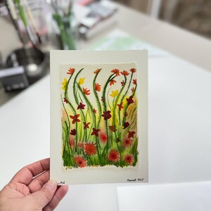 G-Grußkarte 001, greeting cards, Card, Handmade card, Grußkarte, Aquarell