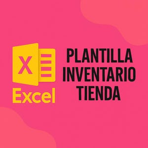 Inventario tienda. Plantilla excel para gestión de inventario o control de productos