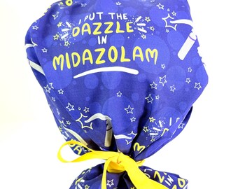 Anesthesia Ponytail Surgical Scrub Cap: “I put the Dazzel in Mizazolam” anesthesiology