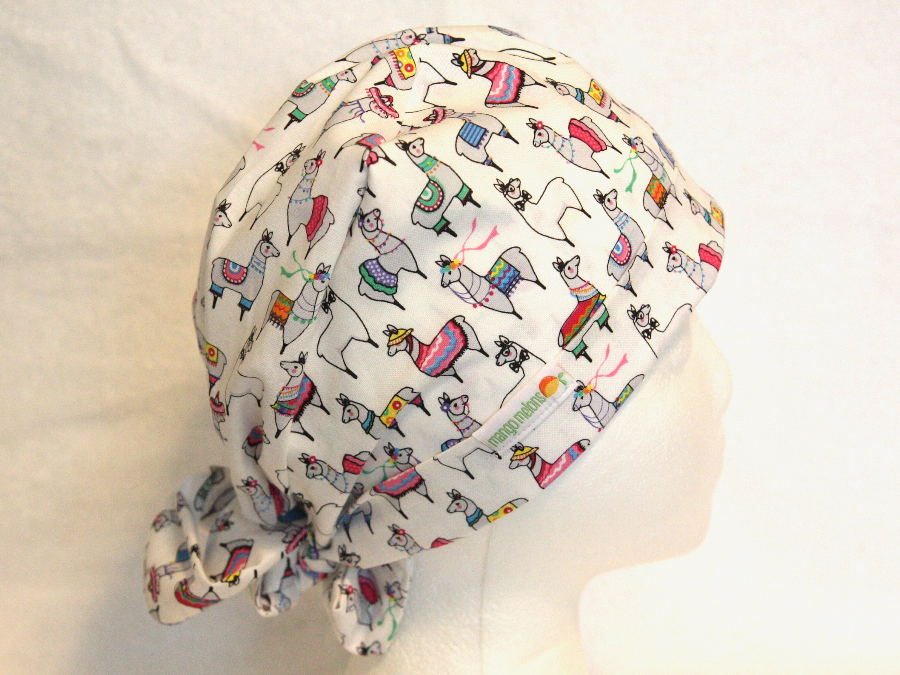 Figs Modern Llama Scrub Cap Modern Expandable Scrub Cap - Black · FIGS main image 2