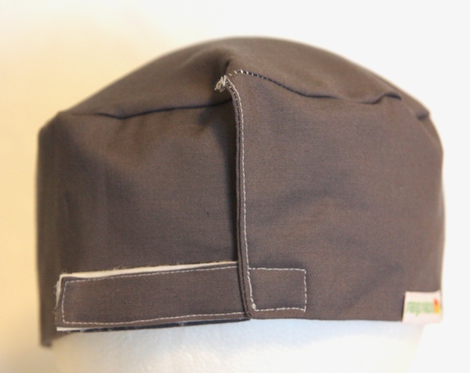 Grey Men's Scrub Caps Men's Scrub Hats Men's Etsy