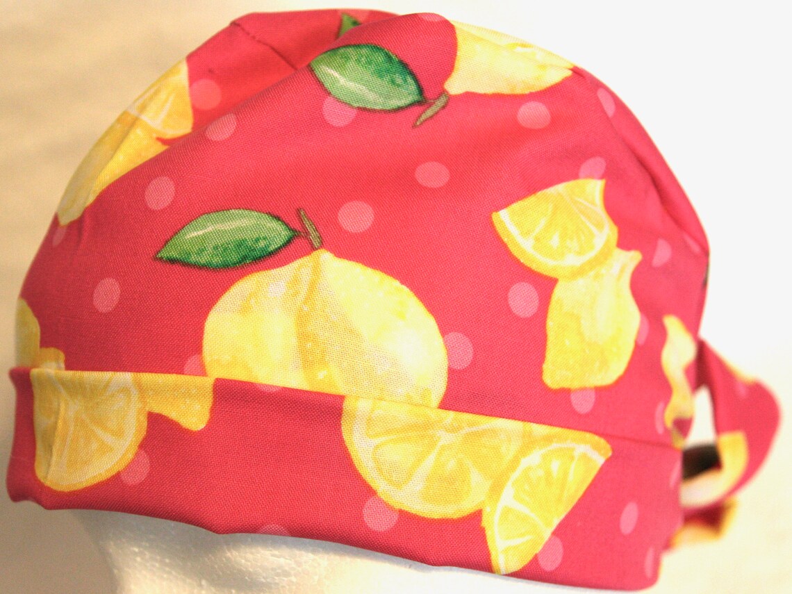 Surgical Scrub Cap Tie Back Scrub Caps Scrub Hat Scrub Etsy