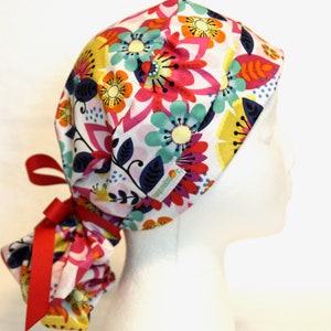 Scrub Ponytail Hat, Scrub Hat, Scrub cap, Scrub hats, Scrub Caps, Ponytail scrub caps, Womens scrub caps, Womens Ponytail scrub Hats