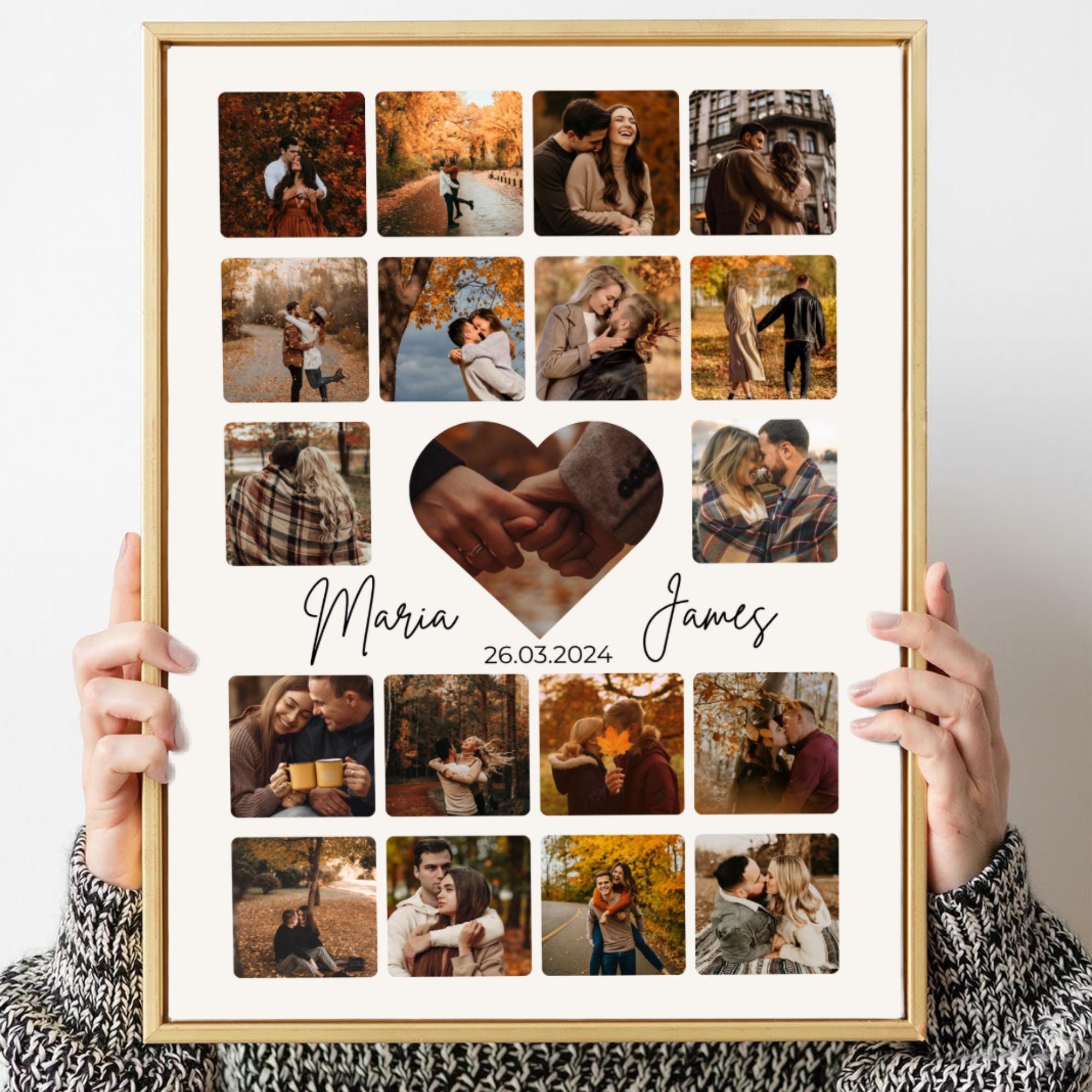 Heart photo collage - Etsy 日本