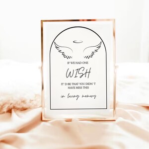 Minimalist Memorial Sign Template: &quot;Until We Meet Again&quot; (PDF Download)