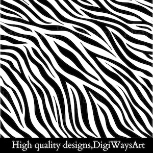 Zebra Print Svg, Zebra Stripes, Zebra Skin Lines, Animal Print Pattern. Cut File Cricut, Png Vector, Stencil, Vinyl.
