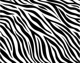 Zebra Print Svg, Zebra Stripes, Zebra Skin Lines, Animal Print Pattern. Cut File Cricut, Png Vector, Stencil, Vinyl.