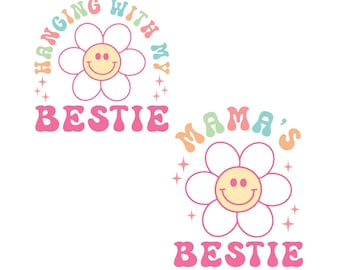 Retro Mama Mini Matching Valentines PNG, Sublimation Valentine's Day PNG, Retro Valentine Sublimation, Mommy and Me PNG, Digital Download