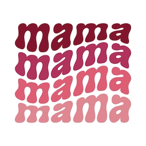 Groovy Mommy  svg , Mommy&#39;s pink svg, mothers day svg, mom svg, boho mama svg, mama shirt svg, Mommy and Me SVG