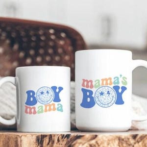 Groovy Mommy and me svg , Mommy&#39;s Boy svg, mothers day svg, mom svg, boho mama svg, matching shirt svg, Mommy and Me SVG