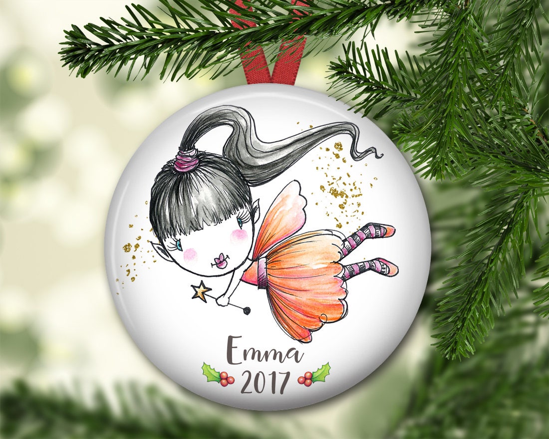 Fairy ornament for tree personalized Christmas ornaments for Etsy