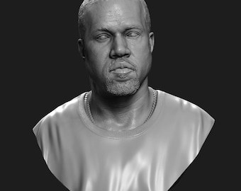 Kanye West 3D print model