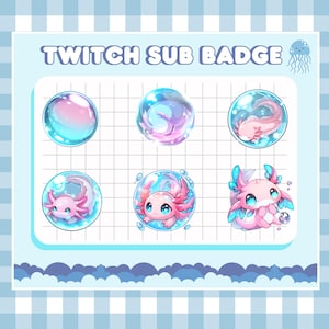 fish Twitch Badges | Sub & Bit Badges for Streamers |fish Theme
