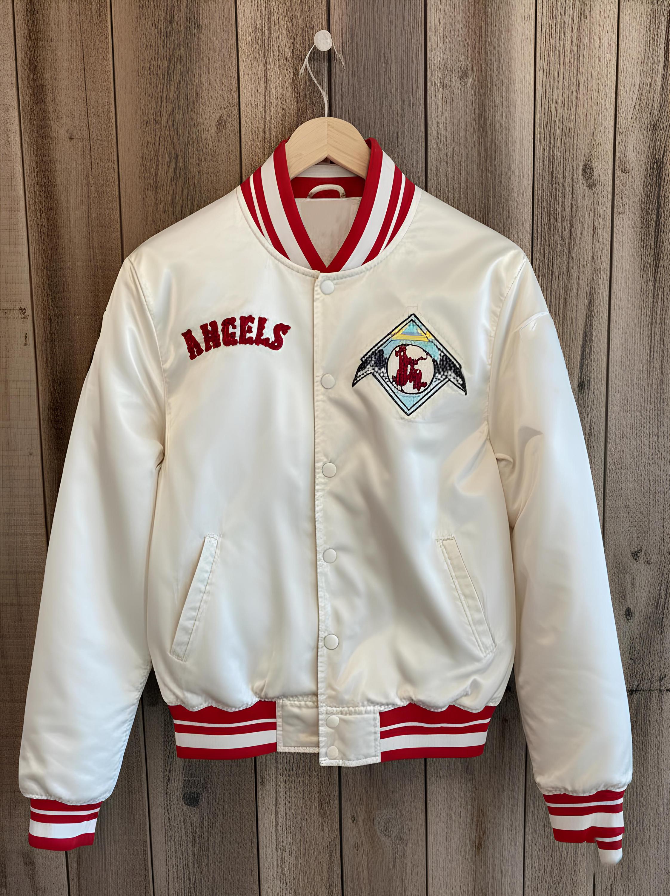 MLB ANGELES エンジェルス エンゼルス ナイロンジャケット アノラック navy-los-angeles-angels-