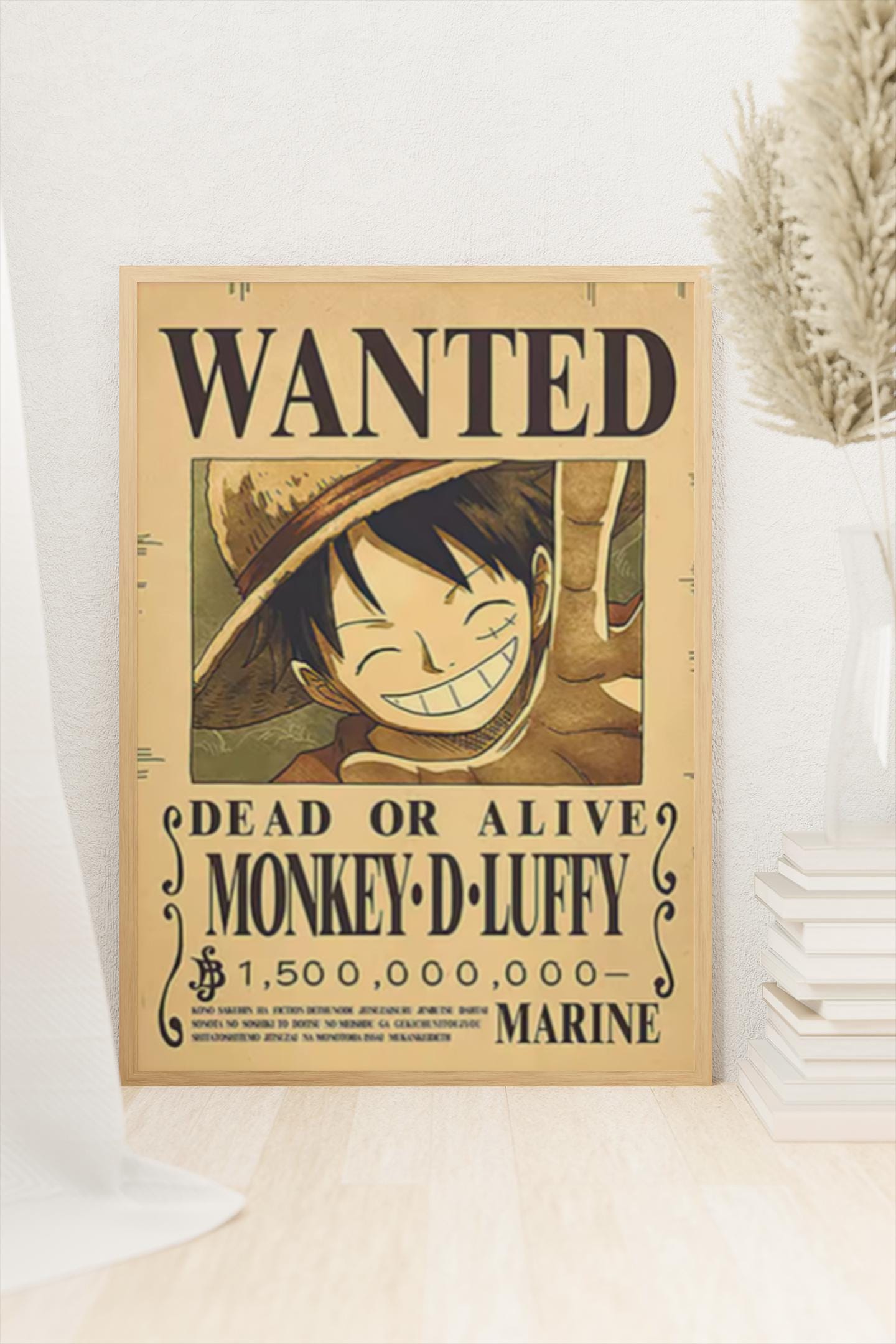 monkey-d-luffy-wanted-poster-one-piece-bounty-anime-print-straw