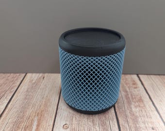 Mini-bureauprullenbak met klep: 3D-geprinte vuilnisbak op tafel voor kantoor, ijdelheid of gaming-opstelling Mini-afvalbak voor bureau