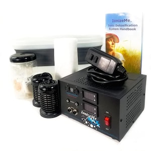 IonizeMe Touch Powerful 24V 5A Ionic Foot Bath Detox Machine for Toxin Removal | FDA registered | Detox Expert Health Consultation | Ideal f