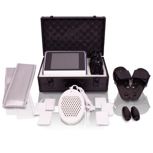 HEALTHandMED IonizeMe Maxx Dual (2-Channel Unit) - Powerful 20V Home Detox Machine for Toxin Removal l 5 Year Warranty | Detox Expert Phone