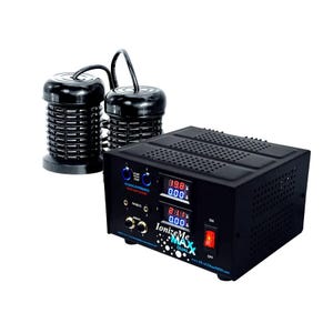 HEALTHandMED IonizeMe Maxx Dual (2-Channel Unit) - Powerful 20V Home Detox Machine for Toxin Removal | 5 Year Warranty | Detox Expert Phone