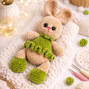 Crochet Bunny Pattern | Amigurumi plush bunny | PDF digital download
