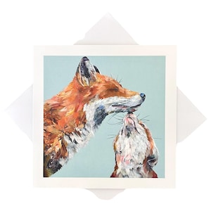 Varias tarjetas artísticas para cumpleaños, tarjetas para todos los días, enviar con un mensaje escrito a mano Tarjetas escritas a mano, Flatford Mill, Fox and Cub, Flower