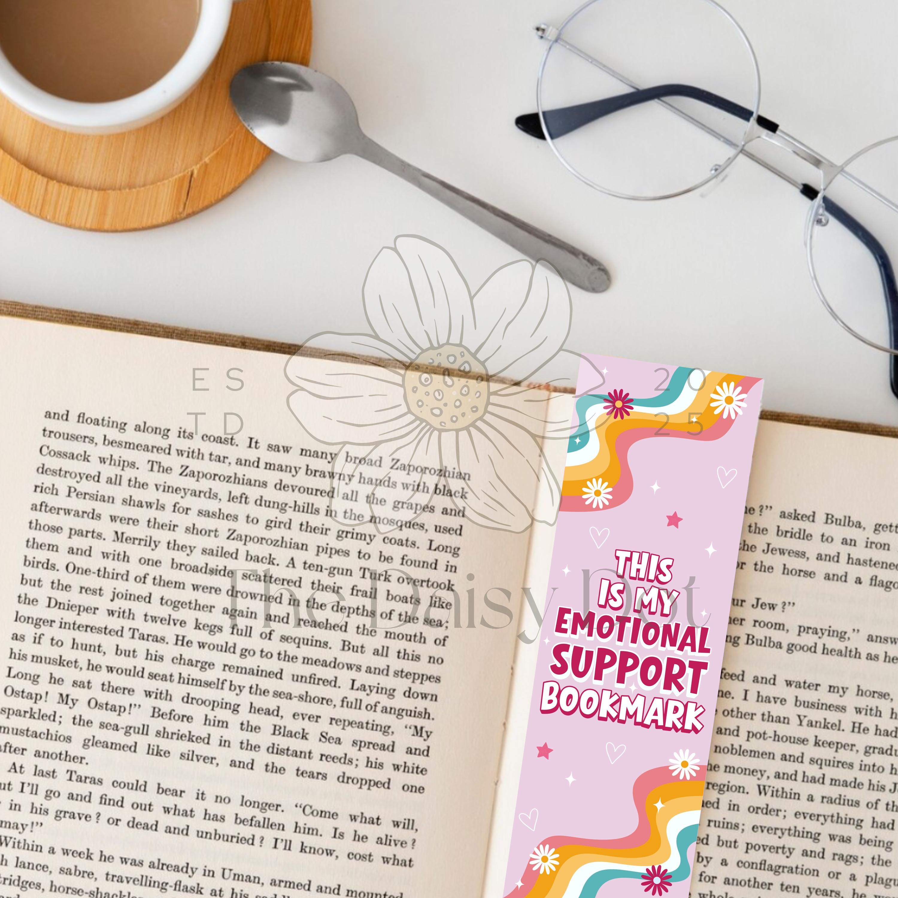 Inspirational Bookmark Bundle PNG JPG PDF | 16 Cute Positive Self ...