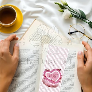 Bookmark Bundle PDF PNG JPG | 16 Adorable And Trendy Printable Bookmarks | Colorful Aesthetic Page Holder | Gift for Book Lovers and Readers image 5