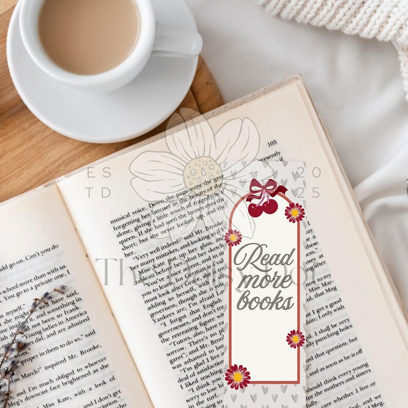 Bookmark Bundle PDF PNG JPG | 16 Adorable And Trendy Printable Bookmarks | Colorful Aesthetic Page Holder | Gift for Book Lovers and Readers image 7