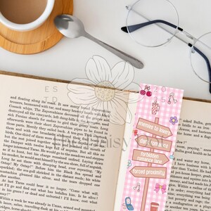 Bookmark Bundle PDF PNG JPG | 16 Adorable And Trendy Printable Bookmarks | Colorful Aesthetic Page Holder | Gift for Book Lovers and Readers image 6