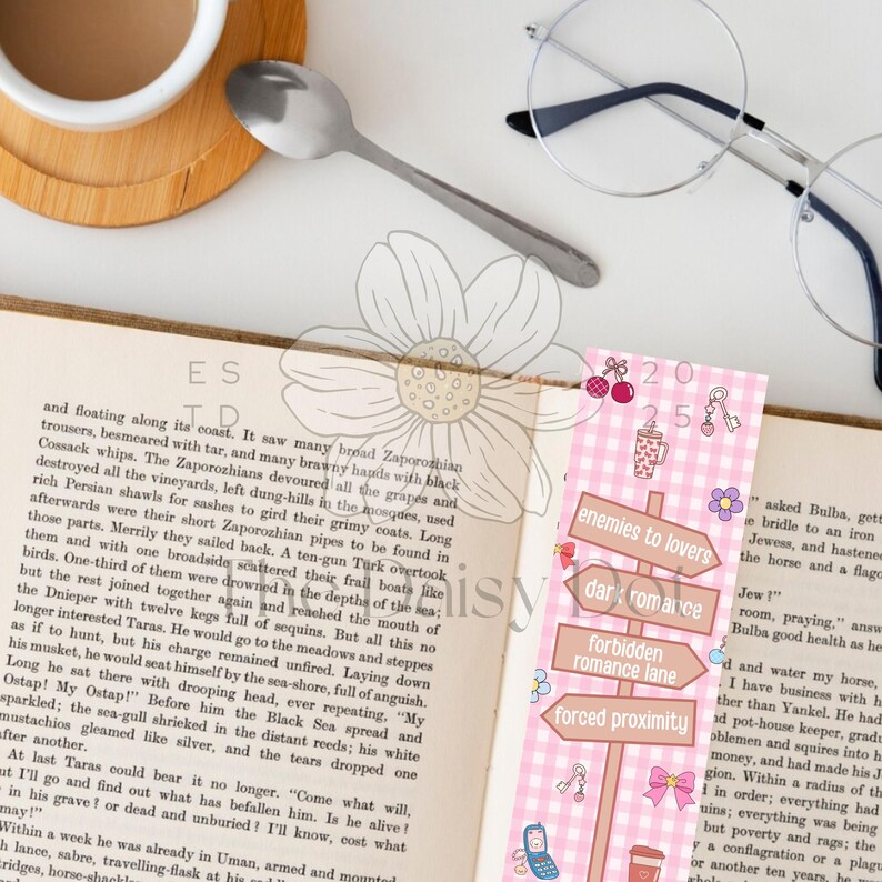 Bookmark Bundle PDF PNG JPG | 16 Adorable And Trendy Printable Bookmarks | Colorful Aesthetic Page Holder | Gift for Book Lovers and Readers image 6