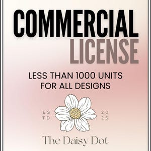 Commercial License for Digital Products | Extended Use for Small Business | License Upgrade for Commercial Use