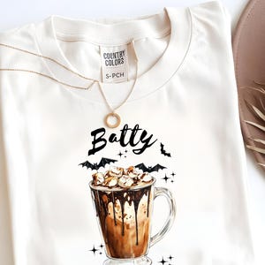 Halloween Spooky Coffee Png, Halloween Png, Coffee Png, Trendy Halloween Png, Retro Halloween Png, Funny Halloween Png, Spooky Season Png
