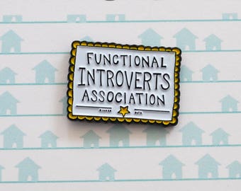 Functional Introvert Certificate Pin