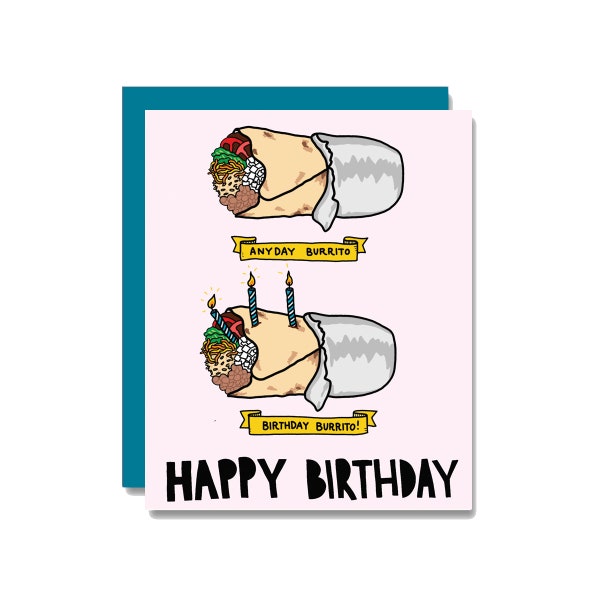 Birthday Burrito Card