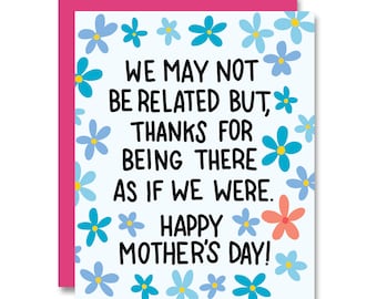 Not Related Mother's Day Card
