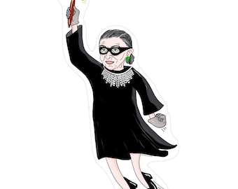 RBG Superhero 4”Sticker