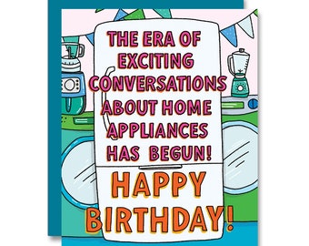 Appliances Era, Birthday Card