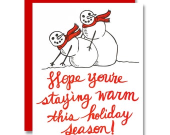 Staying Warm Holiday Card