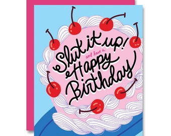 Slut it up! Birthday Card