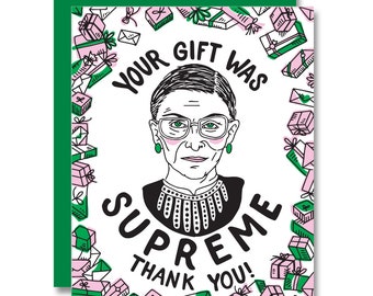 RBG Supreme Gift Thank You Card