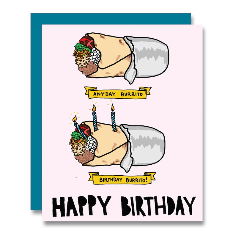 Birthday Burrito Card image 2