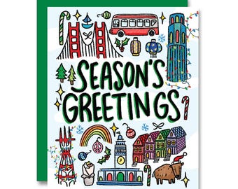 San Francisco Season's Greeting, Holiday Card