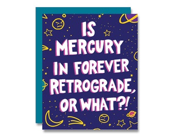 NEW!! Mercury in forever retrograde