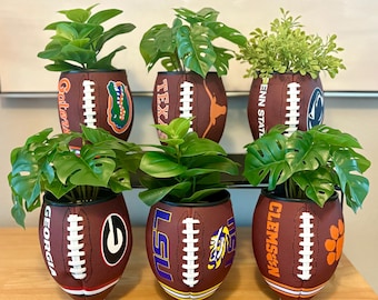 College Football Team Planters