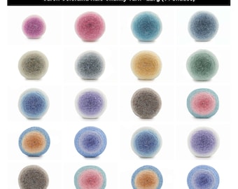 Caron Colorama Halo Chunky Cake Garn – 227 g, selbststreifendes Acryl-Mischgarn mit Farbverlauf für Häkel- und Strickaccessoires, Mode & Wohnaccessoires