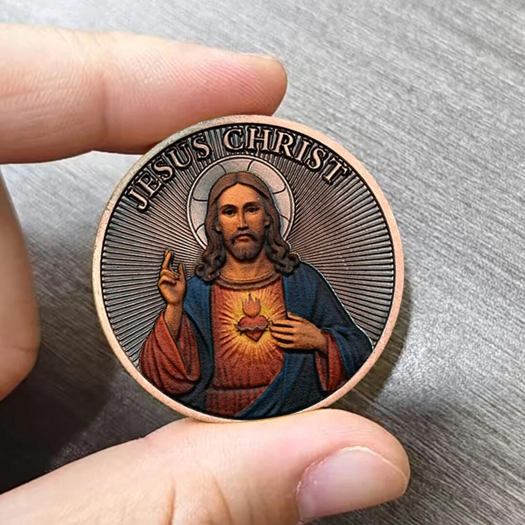 大天使 聖ミカエル チャレンジコイン 宗教的コイン クリスチャン コレクターズ コイン (3個パック) イエス・