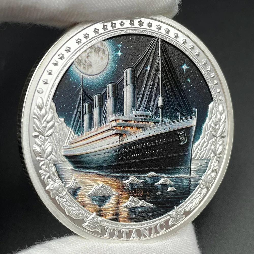 Titanic Commemorative Coin 1912 RMS Voyage – Gold/silver