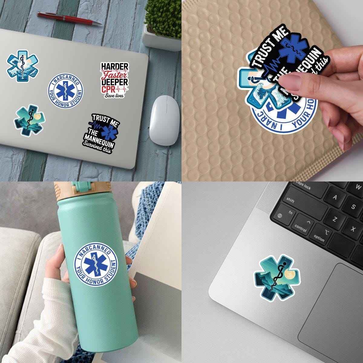 10 Pcs Emergency Medical Technician Stickers, EMT Stickers, Funny ...