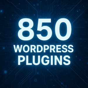 850以上のWordPressプラグインパッケージ（すべてのプレミアムプラグインとWordPress GPLプラグインを含む）