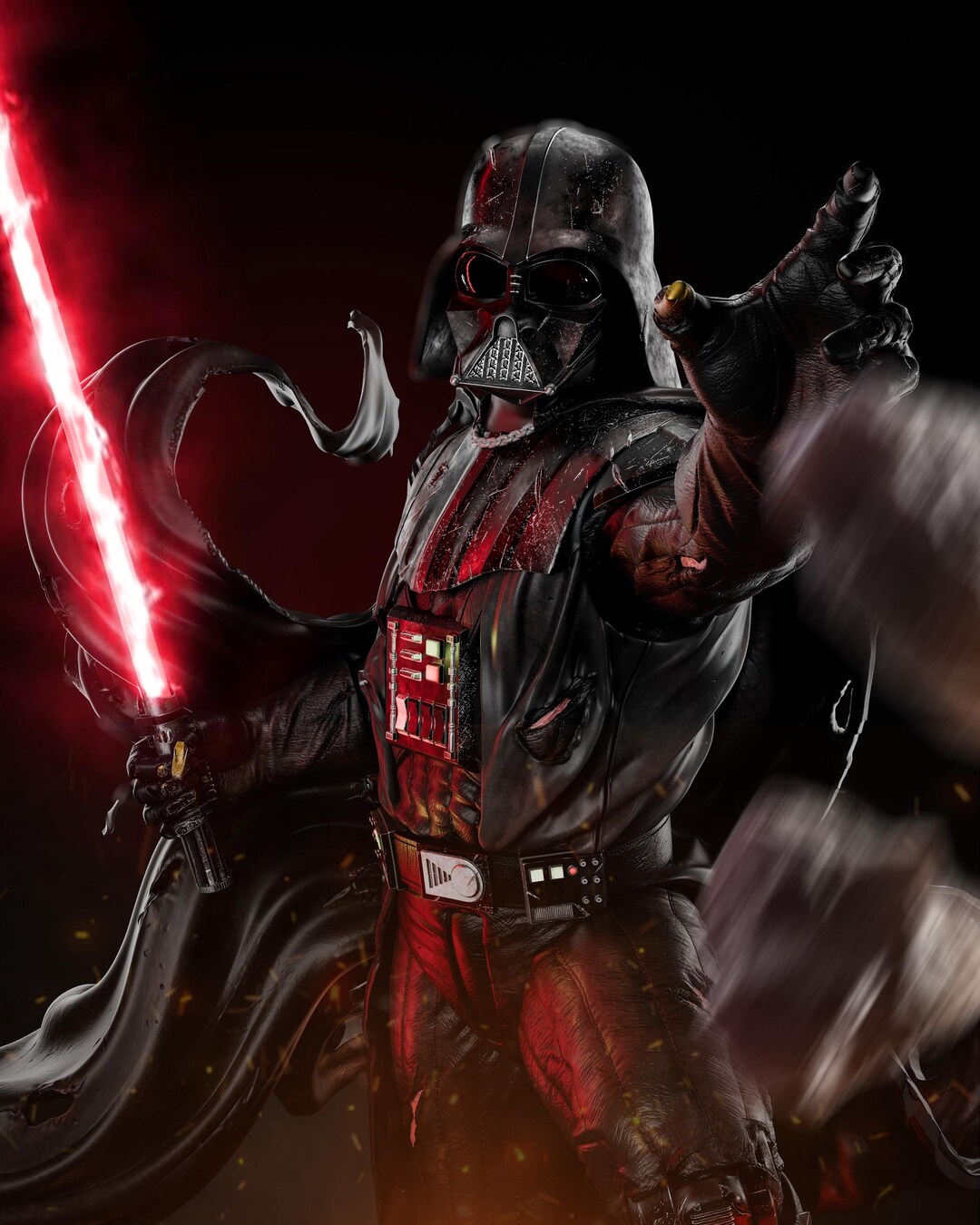 Darth Vader 3D STL Star Wars Sith Model High Quality Premium Detailed ...